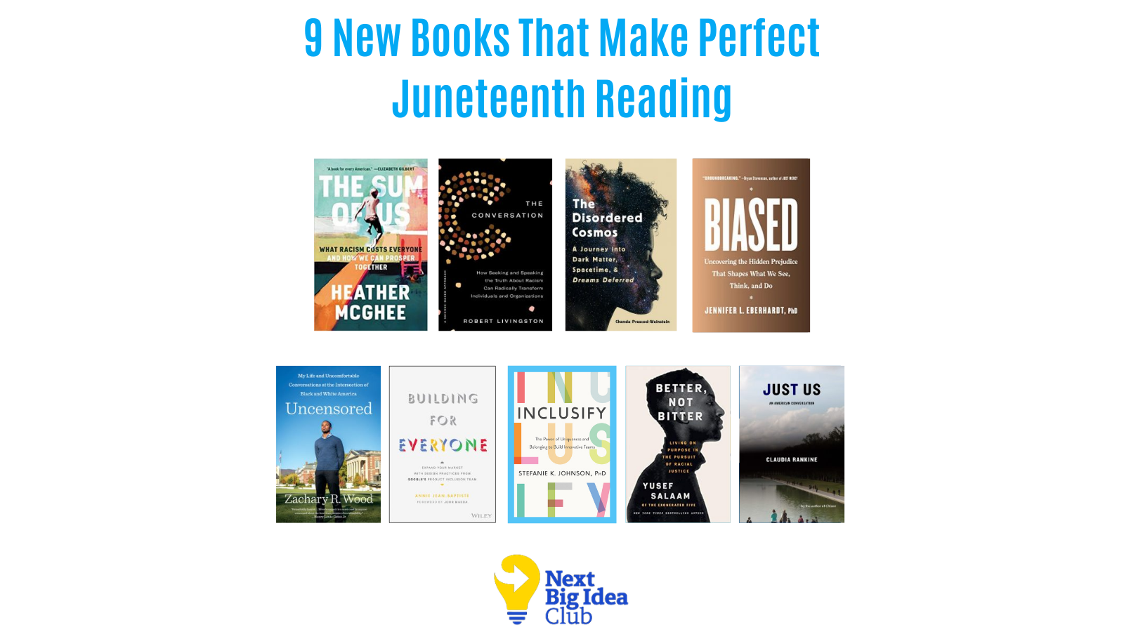 9 New Books That Make Perfect Juneteenth Reading Twitter Dr Stefanie K Johnson